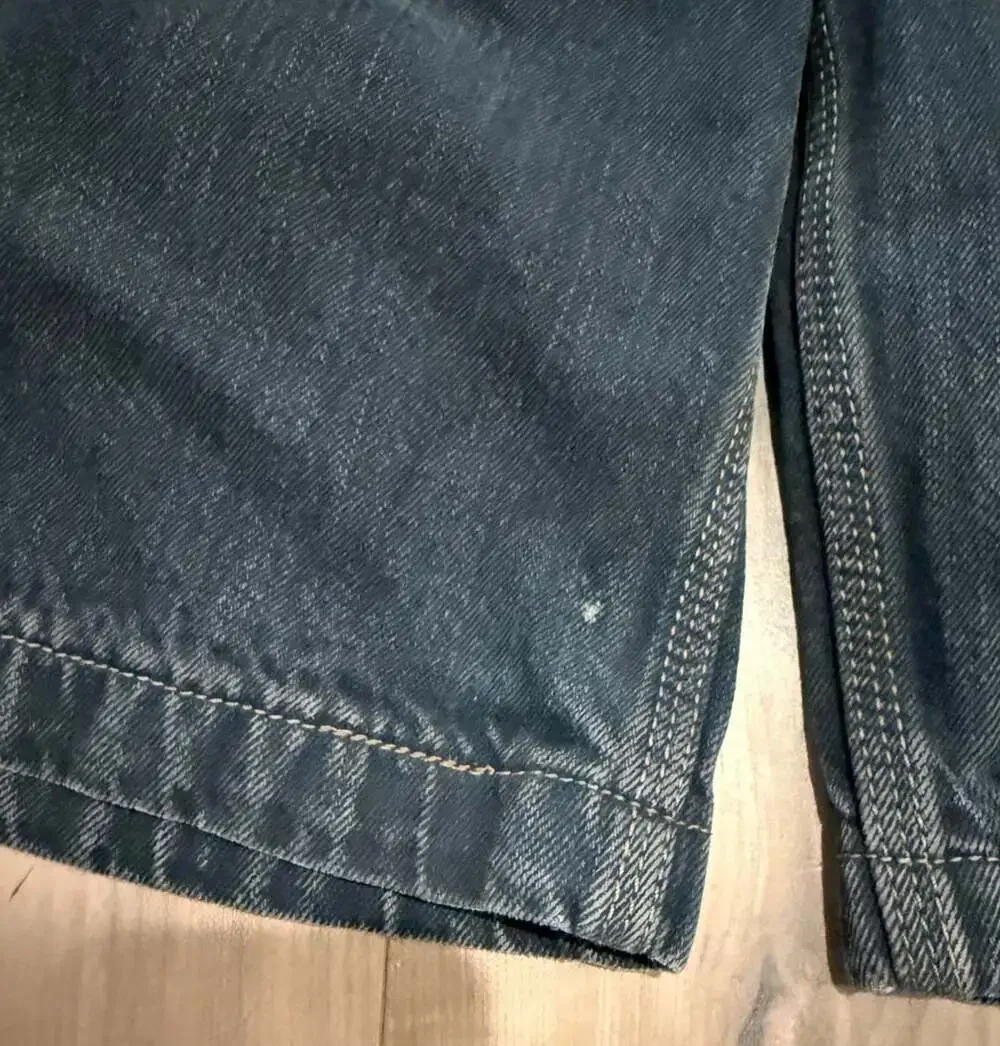 Levi's Denim Cargo Shorts Size 16 Regular Dark Wash